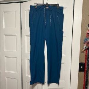 Caribbean Blue Med Couture scrub pants